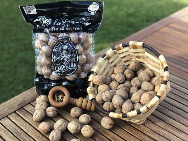 Nueces con cáscara bolsa 1 kg